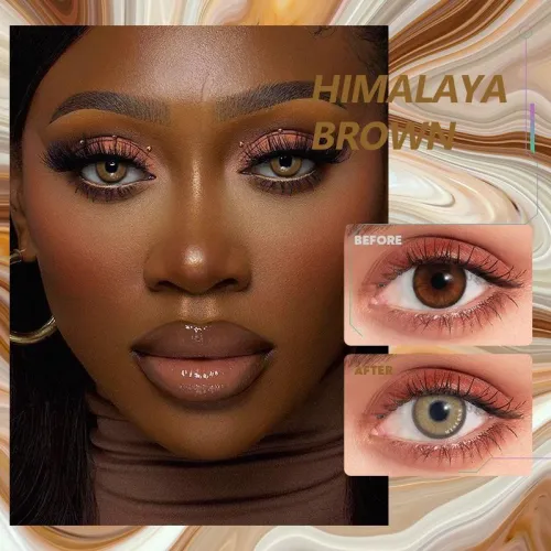 ��U.S Warehouse��Himalaya brown Contact Lenses