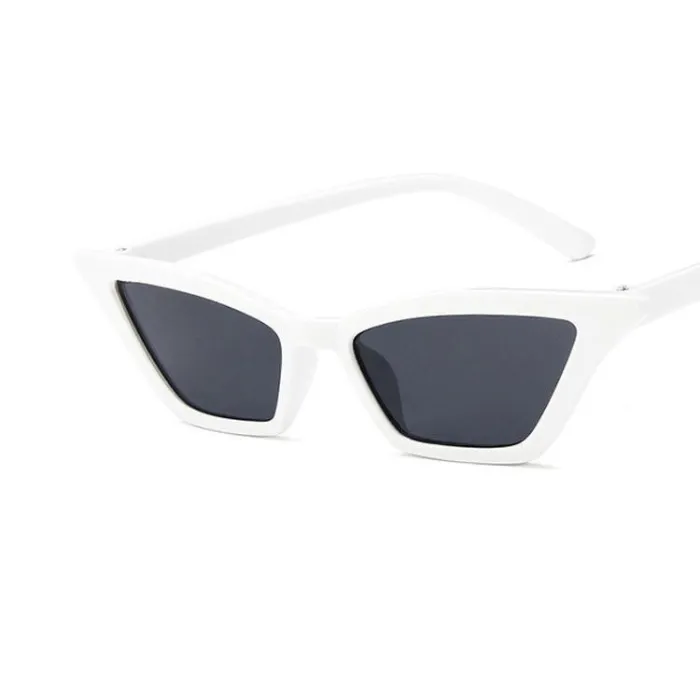 ��LENSPOEM��Square Horn Plain Sunglasses