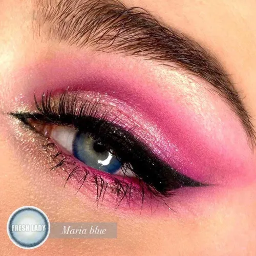 ��LENSPOEM��Maria Blue Colored Contact Lenses