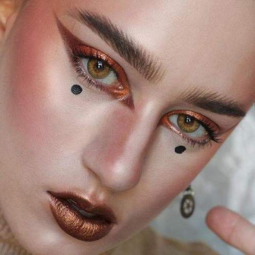 ��LENSPOEM��Gem Brown Colored Contact Lenses