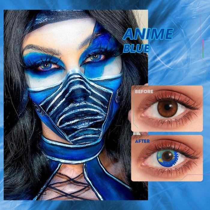 ��U.S Warehouse��Anime blue  Contact Lenses
