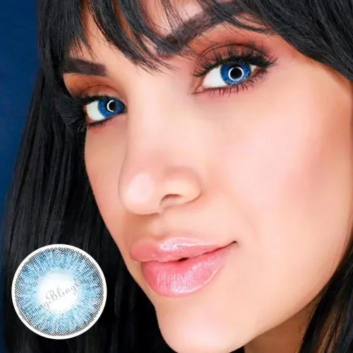 ��LENSPOEM��Brilliant Blue Colored Contact Lenses