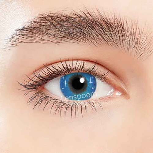 ��LENSPOEM�� Spark Blue Contact Lenses Yearly