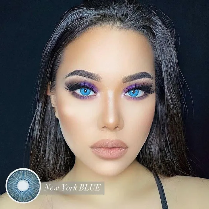 ��LENSPOEM��New York Blue Colored Contact Lenses