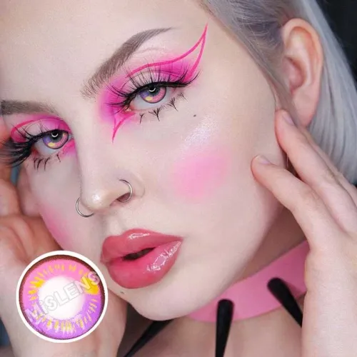 ��U.S Warehouse��Anime violet Contact Lenses