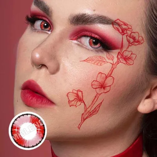 ��U.S Warehouse��Spark red Contact Lenses