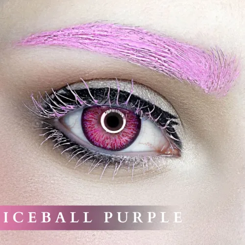 ��LENSPOEM��Iceball Purple Colored Contact Lenses