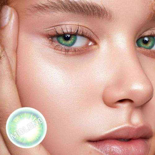 ��US Warehouse��Neon Green Colored Contact Lenses Yearly