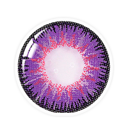 ��LENSPOEM��tricolor purple Daily Contatc Lenses