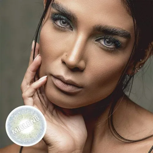 ��LENSPOEM��Mermaid Wildcat Blue Colored Contact Lenses
