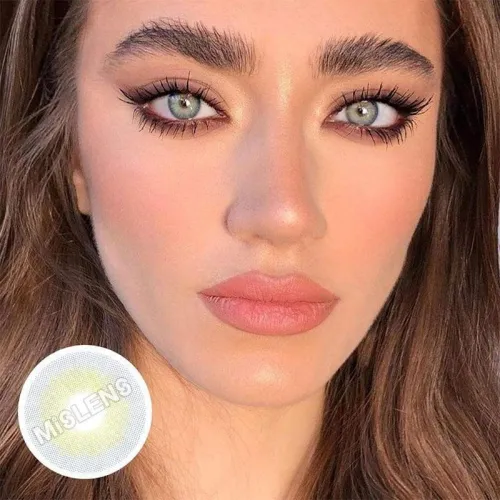 ��LENSPOEM��Polar Lights Blue Grey  Colored Contact Lenses
