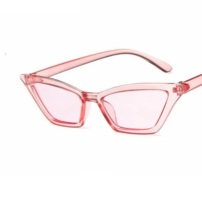 ��LENSPOEM��Square Horn Plain Sunglasses