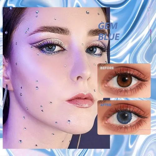 ��U.S Warehouse��Gem blue Contact Lenses