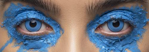 ��LENSPOEM��Blue Manson Colored Contact Cosplay Lenses