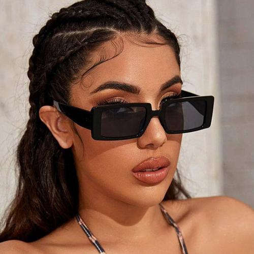 ��LENSPOEM��Fashion Rectangle Sunglasses