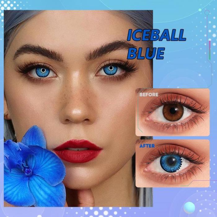 ��U.S Warehouse��Iceball blue Contact Lenses