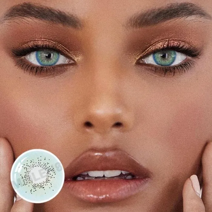 ��LENSPOEM��Ocean Blue  Colored Contact Lenses