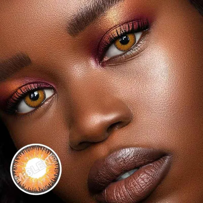 ��U.S Warehouse��Vika tricolor brown  Contact Lenses