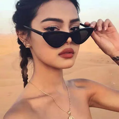 ��LENSPOEM��Fashion Triangle Sunglasses