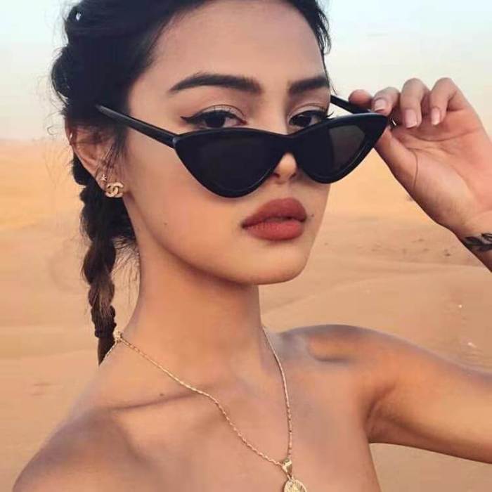 ��LENSPOEM��Fashion Triangle Sunglasses