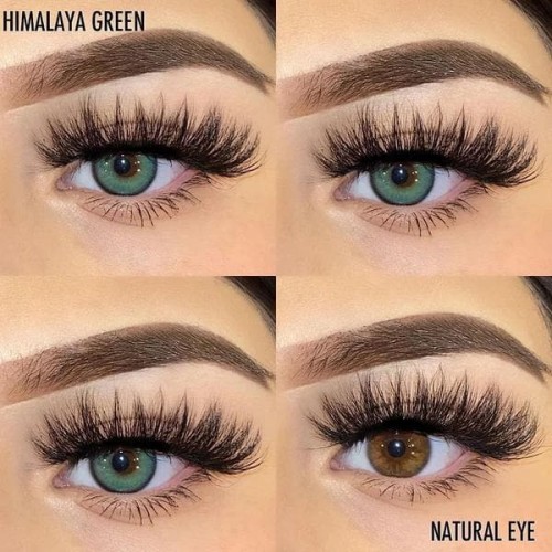 ��LENSPOEM��Himalaya Green Colored Contact Lenses