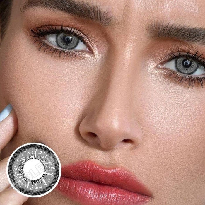 ��LENSPOEM��Love Words Gray Colored Contact Lenses