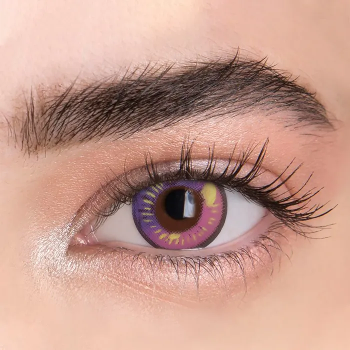 ��LESPOEM��Anime violet Crazy Colored Contact Lenses