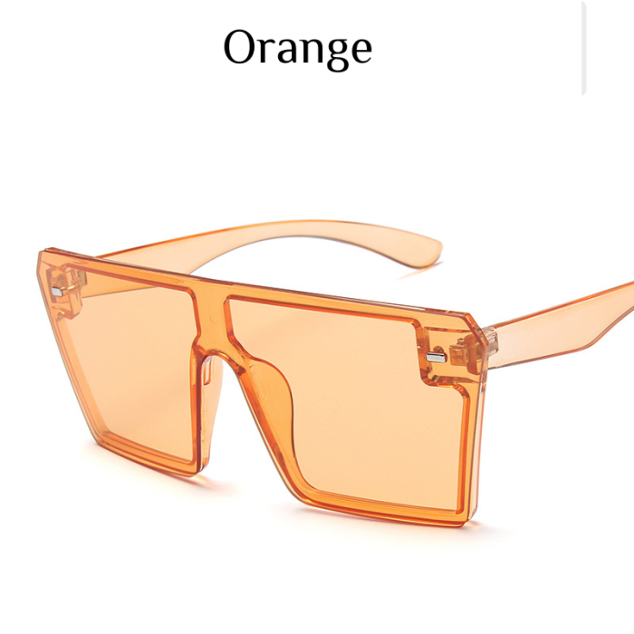 ��LENSPOEM��Large frame colorful mercury sunglasses