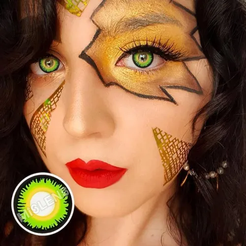 ��U.S Warehouse��Green Werewolf Contact Lenses