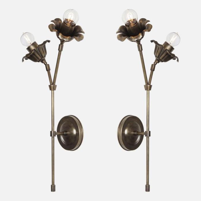 Bloom Wall Sconce - Double Stem