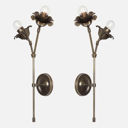 Bloom Wall Sconce - Double Stem