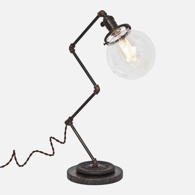 Zig Table Lamp - Glass Globe