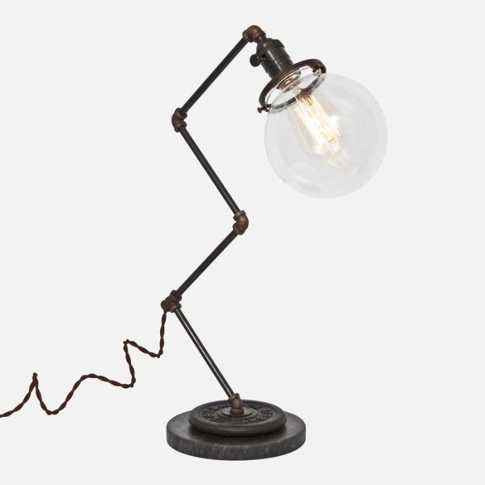 Zig Table Lamp - Glass Globe