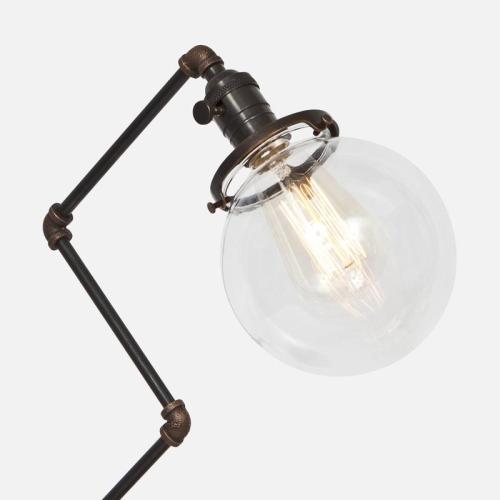 Zig Table Lamp - Glass Globe
