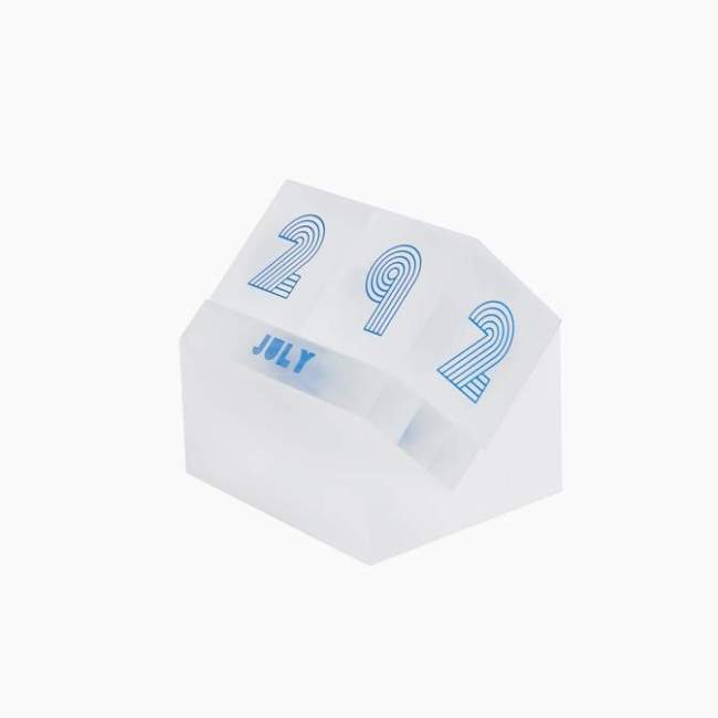 Lucite Perpetual Block Calendar