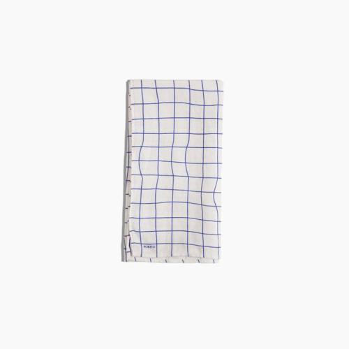 Blue Linen Tea Towel Set