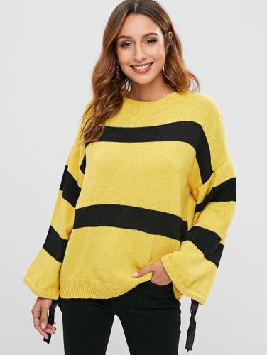 Two Tone Loose Sweater
