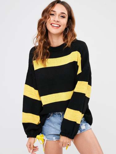 Two Tone Loose Sweater
