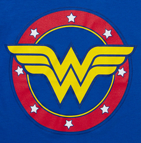 Wonder Woman Hockey Stripe Ladies' Tee