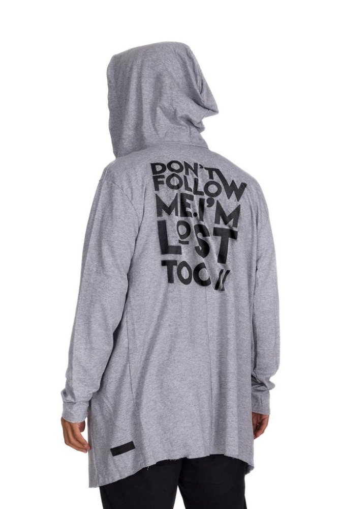 Cardigan Capuz Don`t Follow Me