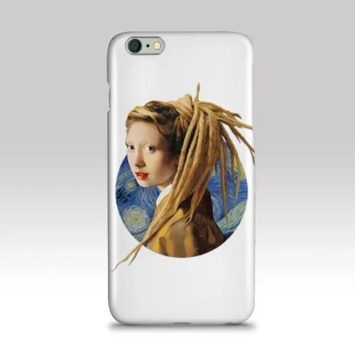 Girl with Rasta Hair Phone cover