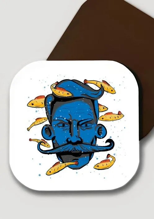 Sunk fish coaster