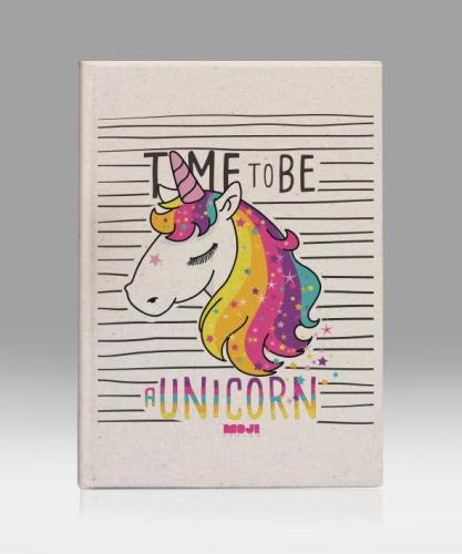 Unicorn canvas notebook