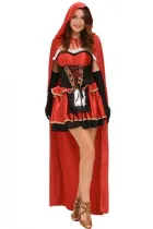 Three-piece Fairy Tale Little Red Costume
