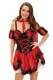 4pcs Miss Red Riding Hood Costume