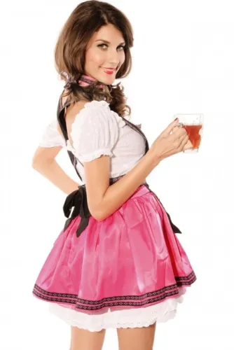 4pcs Sweet Flirting Beer Babe Costume