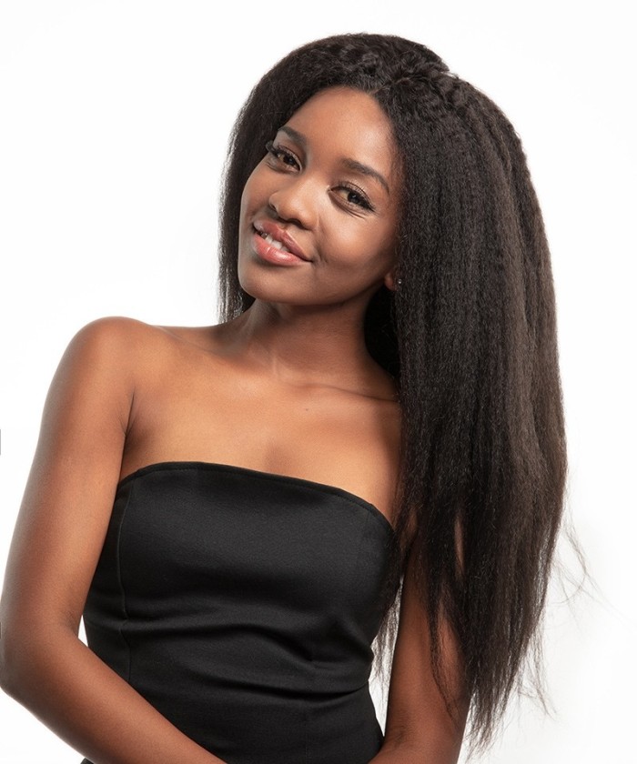 Kinky Straight Brazilian Virgin Hair 3Pcs 100% Human Hair Weaving