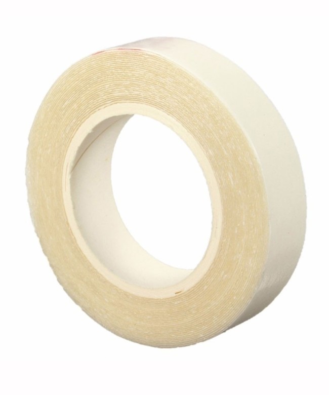 Cheap 1cm X 3m Double Sided Adhesive white Tape Human Wig Adhesive Glue Tapes