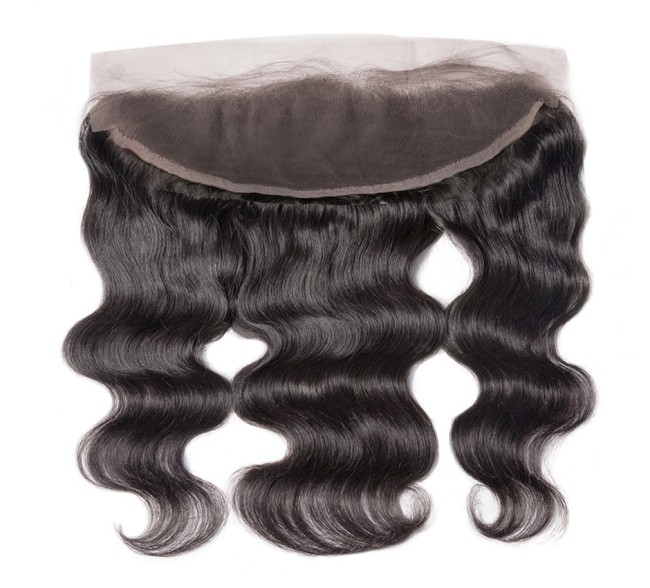 Brazilian Body Wave 13x4 Lace Frontal Closure Bleached Knots