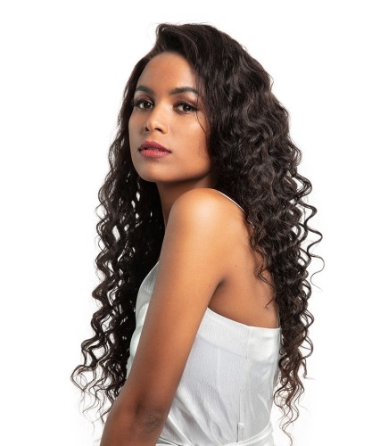 Density Loose Wave Lace Front Human Hair Wigs For Black Women